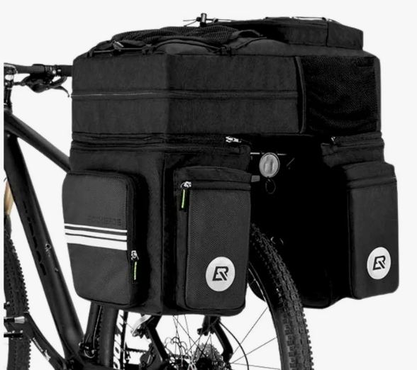 Alforja Rockbros 3 Bolsos Impermeable Requiere Parrilla