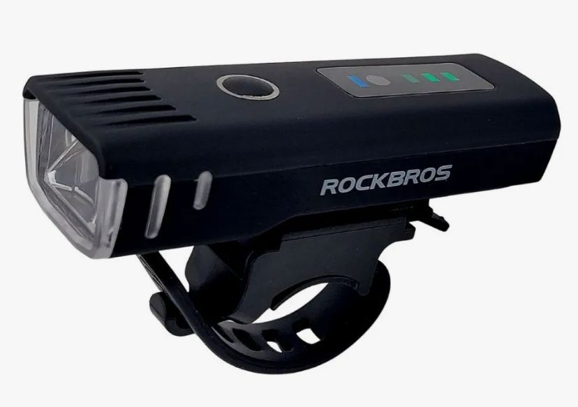 Rockbros Luz Delantera Para Bicicleta Impermeable Usb Recarg